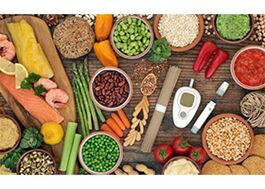 Con azucre de diabetes, é necesaria unha dieta, excluíndo o uso de hidratos de carbono facilmente dixeribles